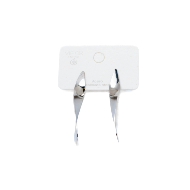 ARETES ZO9789E PLATEADO ACERO INOXIDABLE G57