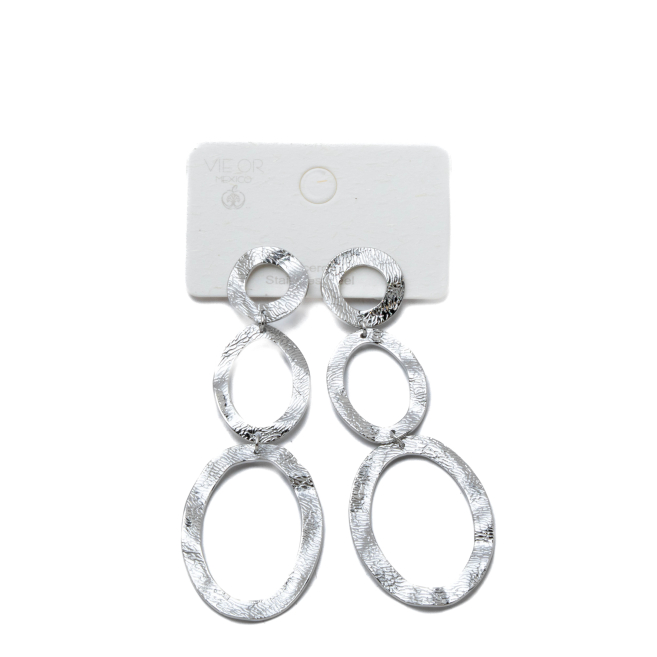 ARETES ZO14387E PLATEADO ACERO INOXIDABLE G51