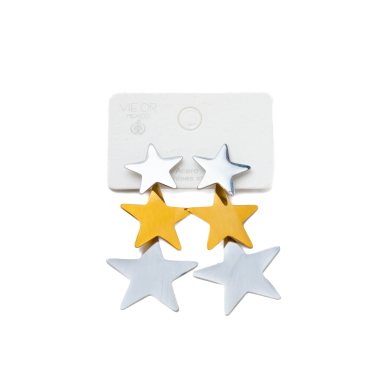 ARETES ZO5829E BICOLOR ACERO INOXIDABLE F31