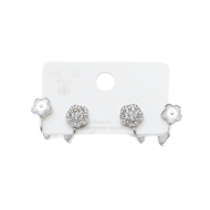 ARETES ZO15905E PLATEADO ACERO INOXIDABLE G33