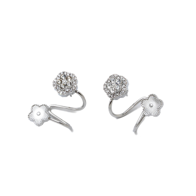 ARETES ZO15905E PLATEADO ACERO INOXIDABLE G33