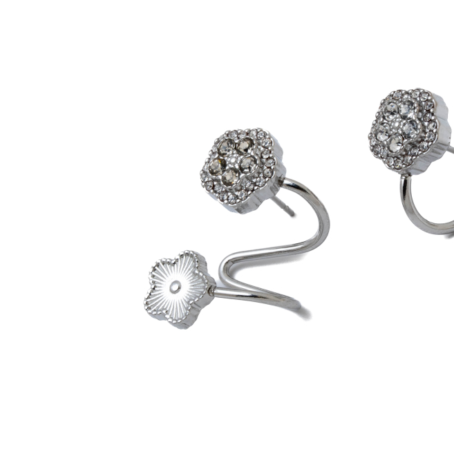 ARETES ZO15905E PLATEADO ACERO INOXIDABLE G33