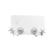 ARETES ZO15906E PLATEADO ACERO INOXIDABLE G31