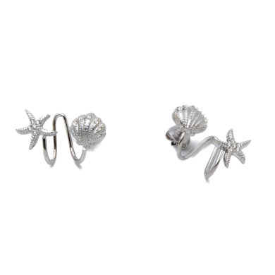 ARETES ZO15906E PLATEADO ACERO INOXIDABLE G31