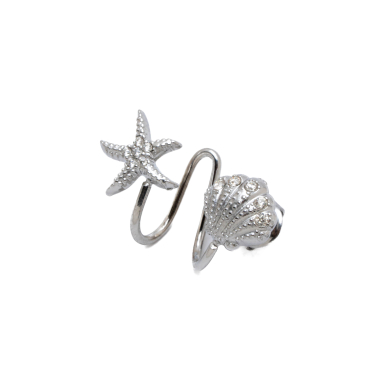 ARETES ZO15906E PLATEADO ACERO INOXIDABLE G31