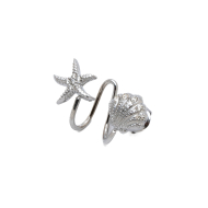ARETES ZO15906E PLATEADO ACERO INOXIDABLE G31