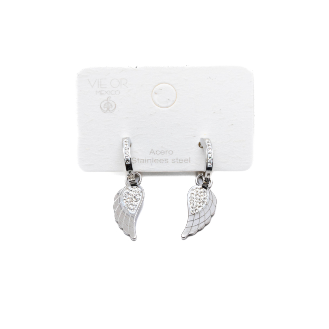 ARETES ZO11607E PLATEADO ACERO INOXIDABLE G31