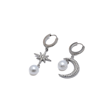 ARETES ZO11540E PLATEADO ACERO INOXIDABLE G46