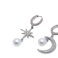 ARETES ZO11540E PLATEADO ACERO INOXIDABLE G46