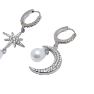 ARETES ZO11540E PLATEADO ACERO INOXIDABLE G46
