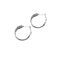 ARETES ZO15902E PLATEADO ACERO INOXIDABLE F27
