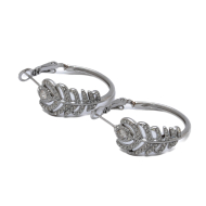 ARETES ZO15902E PLATEADO ACERO INOXIDABLE F27