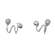 ARETES ZO15908E PLATEADO ACERO INOXIDABLE G31