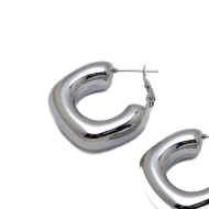 ARETES ZO13985E PLATEADO ACERO INOXIDABLE F49