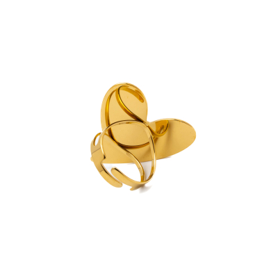 ANILLO ZO14971R DORADO ACERO INOXIDABLE 2A54