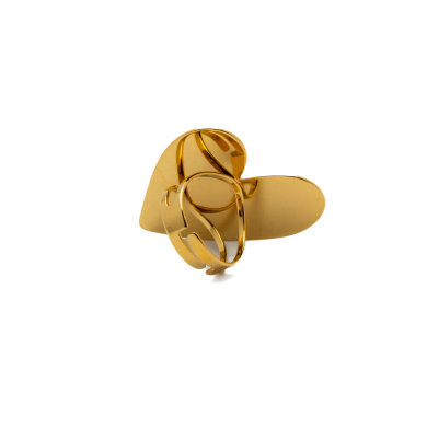 ANILLO ZO9801R DORADO ACERO INOXIDABLE 2A54