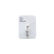 PIERCING DE OMBLIGO ZO15649P PLATEADO ACERO INOXIDABLE F38