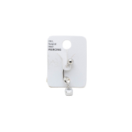 PIERCING DE OMBLIGO ZO15641P PLATEADO ACERO INOXIDABLE F38