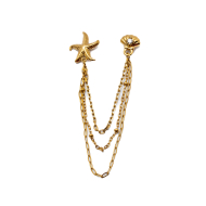 ARETES Y01335 DORADO Acero Inoxidable F38