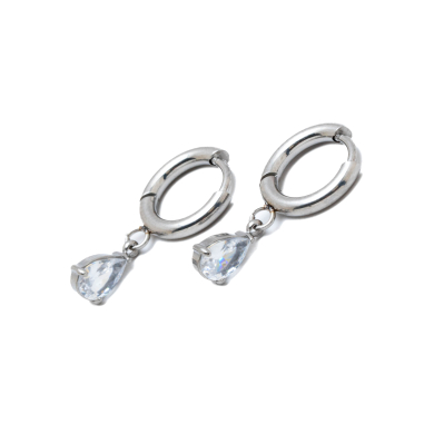 ARETES ZO6438E250 PLATEADO Acero Inoxidable G22 G22
