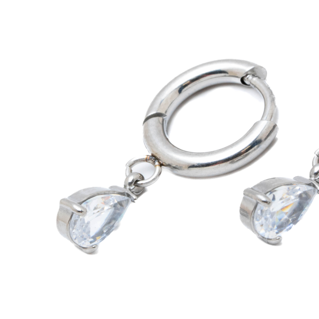 ARETES ZO6438E250 PLATEADO Acero Inoxidable G22 G22