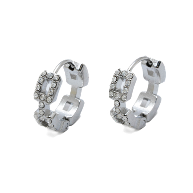 ARETES ZO11490E PLATEADO ACERO INOXIDABLE F22