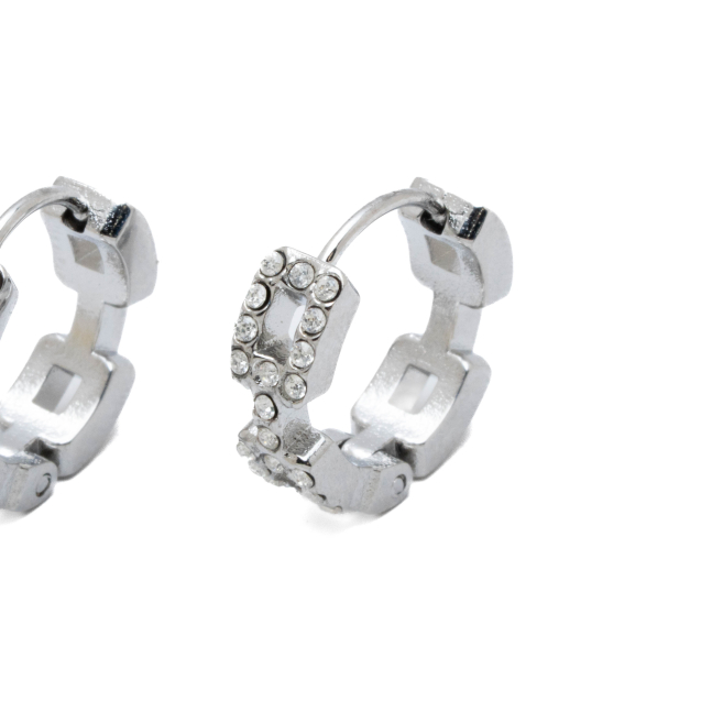 ARETES ZO11490E PLATEADO ACERO INOXIDABLE F22