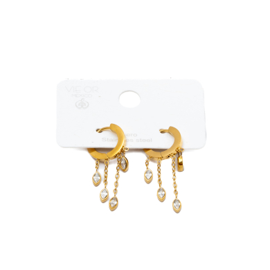 ARETES ZO15393E DORADO ACERO INOXIDABLE G23