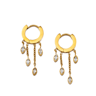 ARETES ZO15393E DORADO ACERO INOXIDABLE