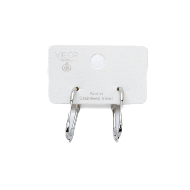 ARETES ZO14937E PLATEADO ACERO INOXIDABLE G53
