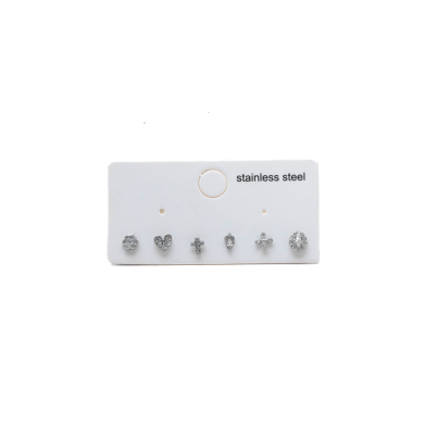 PIERCING ZO13978E/NARIZ PLATEADO ACERO INOXIDABLE F38