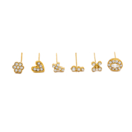 PIERCING ZO13978E/NARIZ DORADO ACERO INOXIDABLE F38