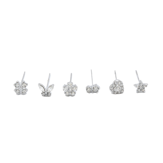 PIERCING ZO13977E/NARIZ PLATEADO ACERO INOXIDABLE F38