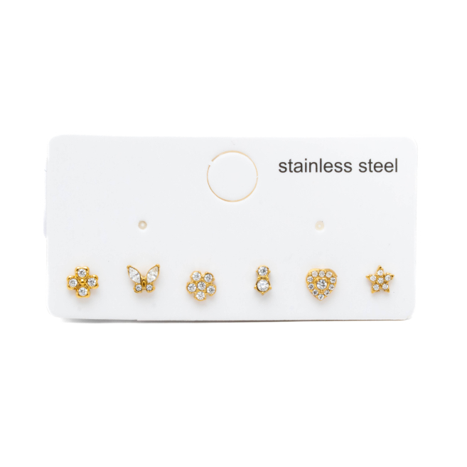 PIERCING ZO13977E/NARIZ DORADO ACERO INOXIDABLE F38
