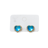 ARETES ZO15344E DORADO AZUL ACERO INOXIDABLE G35