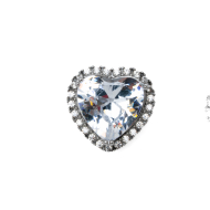 ARETES ZO15344E PLATEADO BLANCO ACERO INOXIDABLE G35