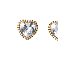 ARETES ZO15344E DORADO BLANCO ACERO INOXIDABLE G35