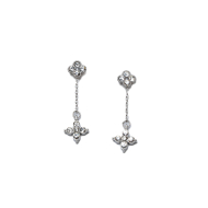 ARETES ZO15102E PLATEADO BLANCO ACERO INOXIDABLE G35