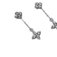 ARETES ZO15102E PLATEADO BLANCO ACERO INOXIDABLE G35
