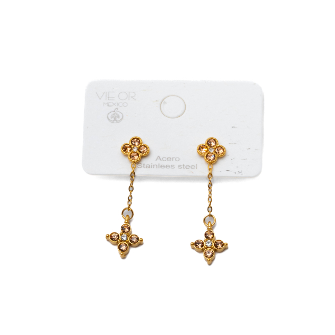 ARETES ZO15102E DORADO BEIG ACERO INOXIDABLE G35