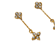 ARETES ZO15102E DORADO BLANCO ACERO INOXIDABLE G35