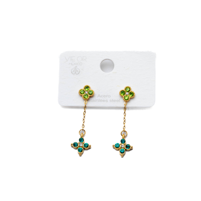 ARETES ZO15102E DORADO VERDE ACERO INOXIDABLE G35