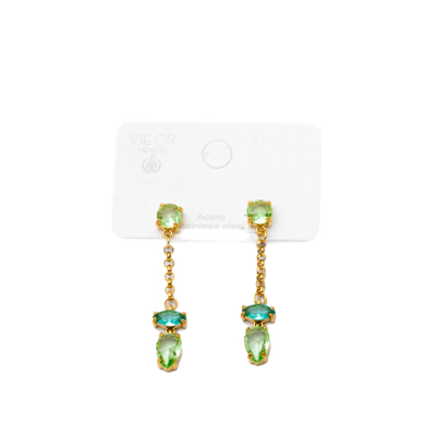 ARETES ZO15484E DORADO VERDE ACERO INOXIDABLE G35