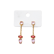 ARETES ZO15484E DORADO ROSA ACERO INOXIDABLE G35