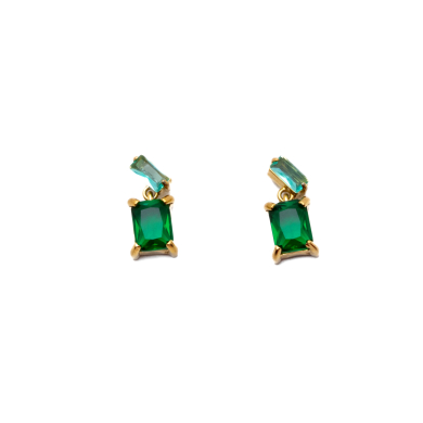 ARETES ZO15487E DORADO VERDE ACERO INOXIDABLE G35
