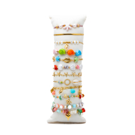 Set 12 Pulseras Y00285 Acero Inoxidable