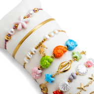Set 12 Pulseras Y00285 Acero Inoxidable