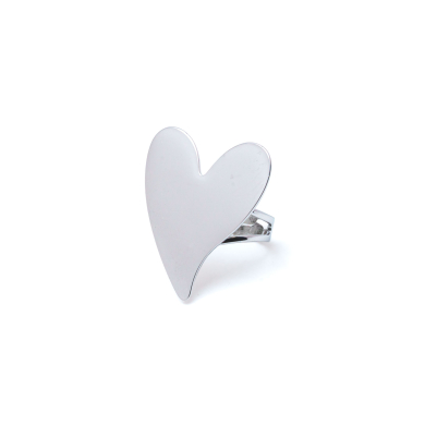 ANILLO ZO9801R PLATEADO ACERO INOXIDABLE