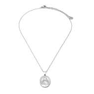 COLLAR ZO9842N Plateado Acero Inoxidable -2D32 2D32