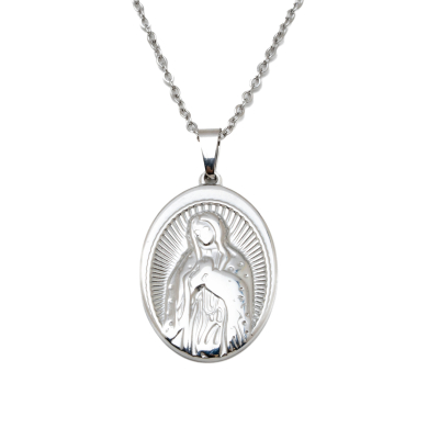 COLLAR ZO9842N Plateado Acero Inoxidable -2D32 2D32
